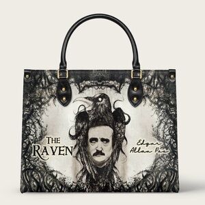 NWOT The Raven Edgar Allen Poe Tote Bag